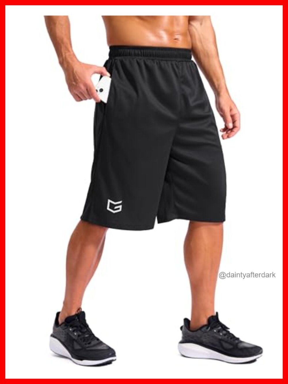 Men's 12" Long Basketball Shorts Quick-Dry Mesh with Pockets